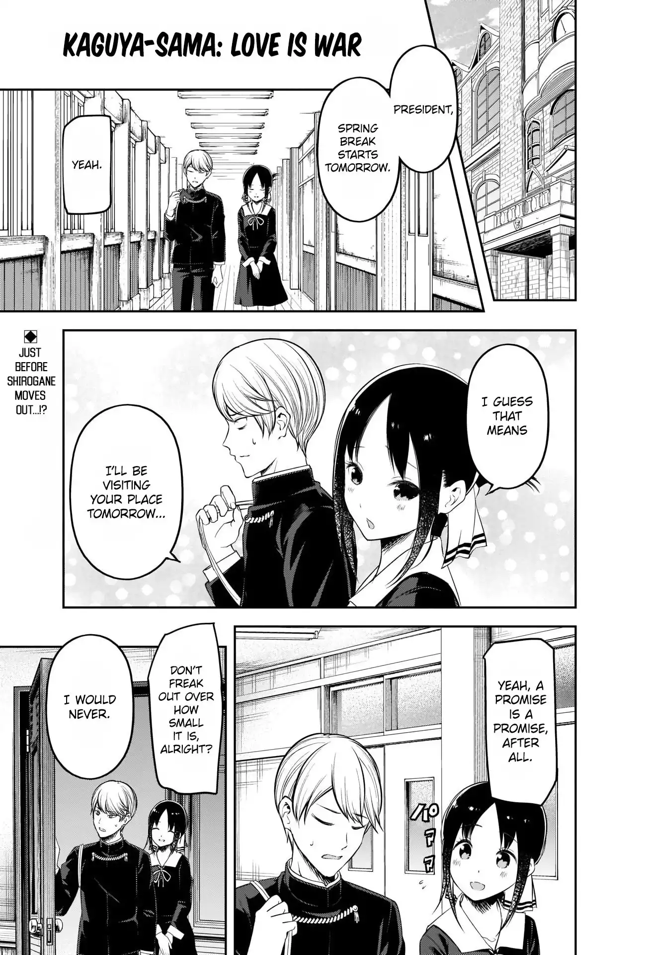 Kaguya-sama wa Kokurasetai - Tensai-tachi no Renai Zunousen Chapter 206 1